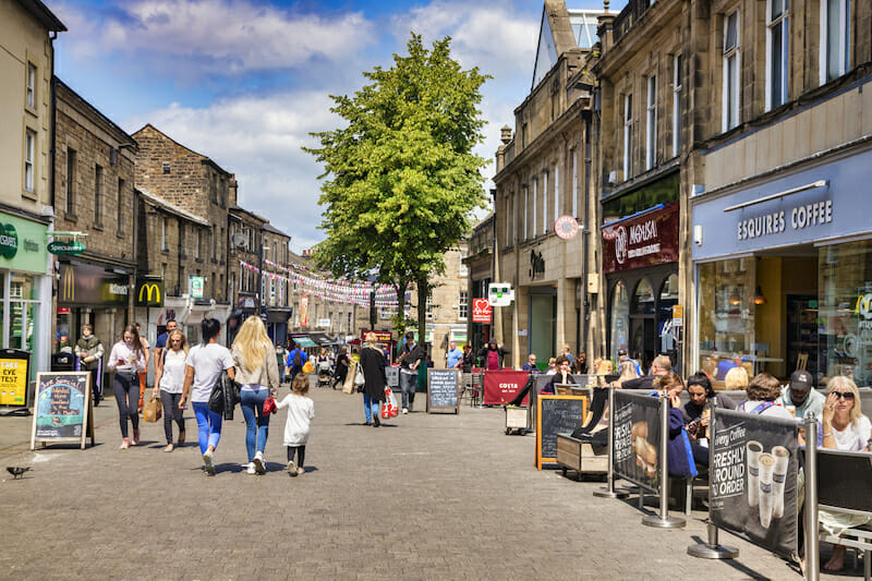 Image of a busy high street
